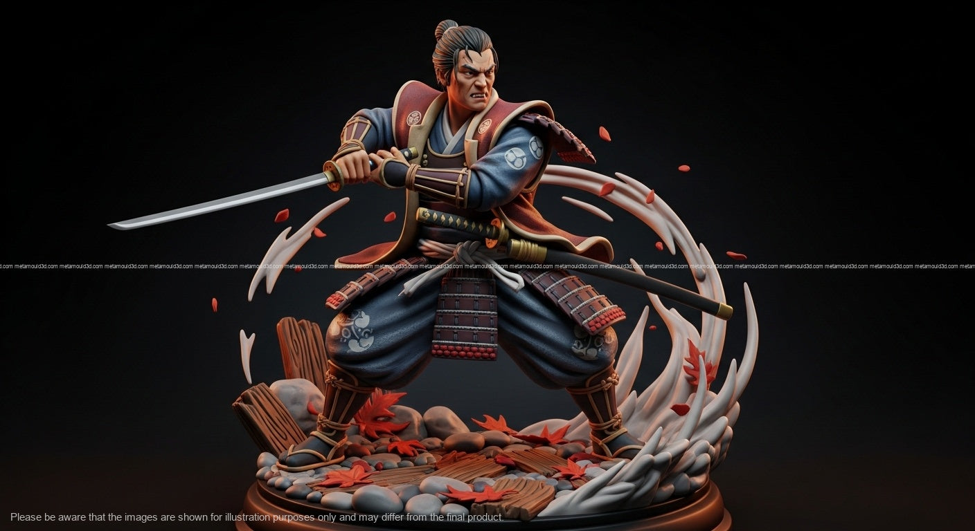 ⚔️ Eternal Samurai 3D Sculpture – The Noble Warrior of Honor & Discipline 🏯🌿